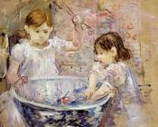 Children with a Bowl - 贝尔特·摩里索特